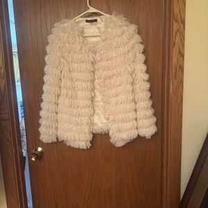 Hot & Delicious Ivory Faux Fur Coat